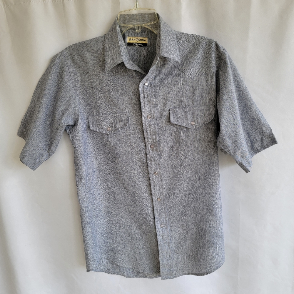 Roper Gold Collection blue cowboy/western/rodeo Sz S